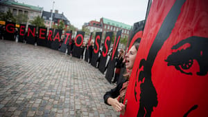19. låge i Altingets fotojulekalender: Demonstranternes klare budskab til Mette Frederiksen