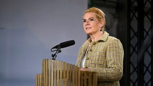 Inger Støjbergs første partiledertale på Folkemødet: "Hvis jeg er på fri fod til næste år, glæder jeg mig allerede til at se jer her igen" 
