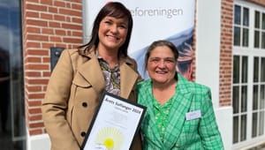 Nyreforeningen uddeler pris til Sophie Løhde for melding om organdonation