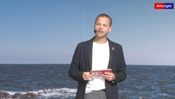 Video: Se hele Morten Østergaards Folkemødetale