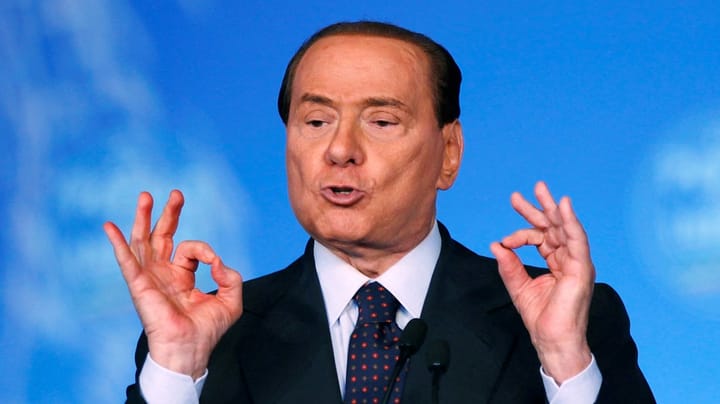 Berlusconi var den italienske forløber til Trump