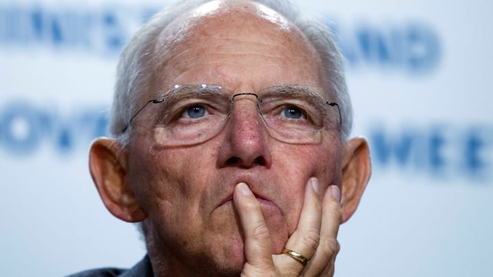Dødsfald: Fhv. tysk finansminister Wolfgang Schäuble (81)